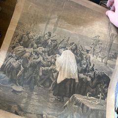 Original 1915 WW1 The Graphic Christmas Supplement Print