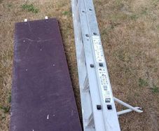 Multi purpose platform scaffolding ladder