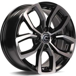 15" Clio Type Black Alloy Wheels Chevrolet Citroen Dacia Fiat Honda Hyundai Kia Mazda Mitsubishi Nissan Renault Suzuki Seat Toyota VW 4x100 / 4x114,3