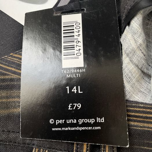 Per Una Speziale wide leg long length trousers size 14 long New