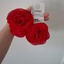 Red Rose Hair Clips Image 2