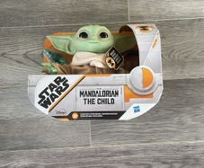 Mandalorian and grogu doll