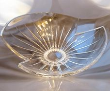 Rare Signed Louise Kennedy Tipperary Crystal Aurora Large Bowl New
