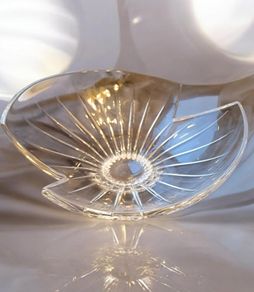 Rare Signed Louise Kennedy Tipperary Crystal Aurora Large Bowl New