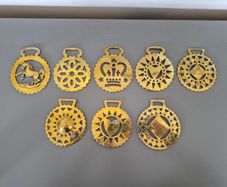 Antique  Horse Brass: Vintage Harness Ornament