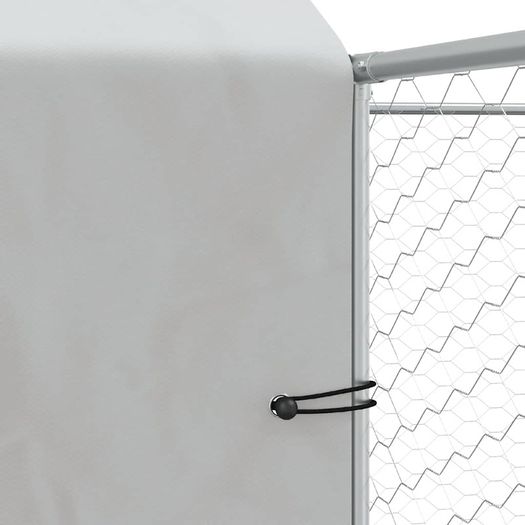 Outdoor Dog Kennel with Roof