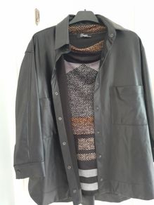 Peruzzi Leather Shirt New