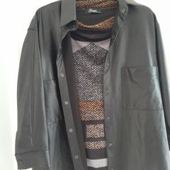 Peruzzi Leather Shirt New
