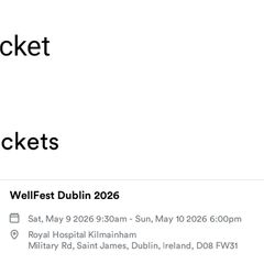 Wellfest weekend ticket