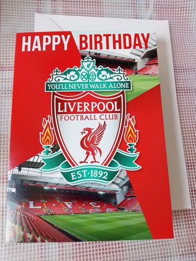 3 x Liverpool birthday cards
