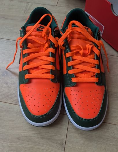 NIKE Dunk Low Retro Gorge Green MIAMI Size UK 9