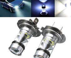 2pcs H7 Car Light 12V 24V 100W LED 1500Lm Car Headlight Bulb Auto Stop Light Fog Tail Driving Headlamp