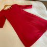 French designer Tara Jarmon coral pink dress - size 40 Image 2