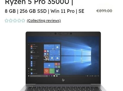 HP EliteBook 735 G6 | Ryzen 5 Pro 3500U