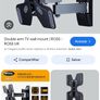Double arm TV wall mount ROSS TV Image 2