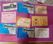 Original 1970s Dublin Nightclub Free Entry Passes. Zhivago, Papillon II, Lord John & Cinema Tickets Lot