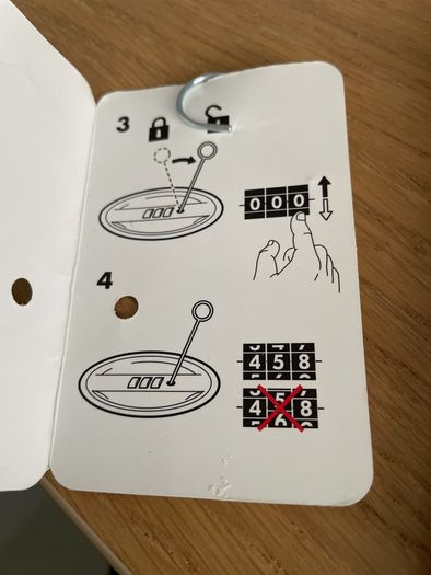 Galant lock reset tool for the ikea filing cabinet