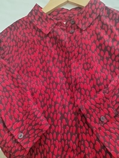 Hobbs red tunic style dress