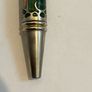 Cloisonne Floral Ink Pen : Vintage (1990) green and gold Image 6