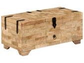 Coffee Table Solid Mango Wood 80x40x35 cm
