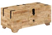 Coffee Table Solid Mango Wood 80x40x35 cm