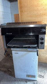 Gas power grill