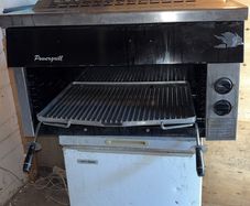Gas power grill