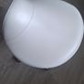 Salon chair saddle stool white Image 7