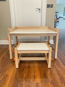 IKEA Flisat kids desk and seat