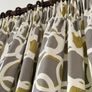 Contemporary Geometric Design Heavy Linen Curtains 2 Pairs 128"w x 87"d Image 9