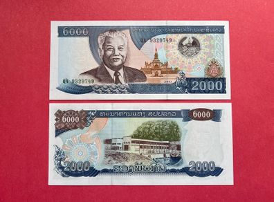 Lao / Laos. 2,000. Kip  2003. . ( Uncirculated )