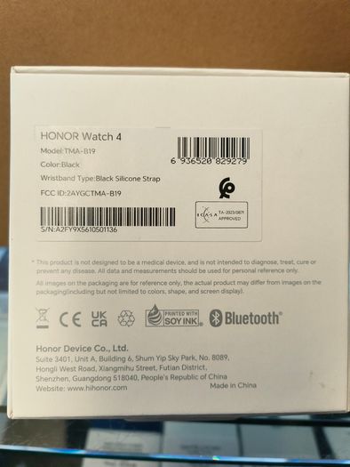 HONOR Watch 4 45mm Bluetooth Black (Black) New Open Box