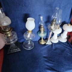 Vintage oil lamps