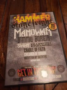 METAL HAMMER - Stage Fright DVD -2007 (Manowar, Dimmu Borgir, Cradle of Filth, Slipknot etc.)