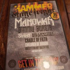 METAL HAMMER - Stage Fright DVD -2007 (Manowar, Dimmu Borgir, Cradle of Filth, Slipknot etc.)