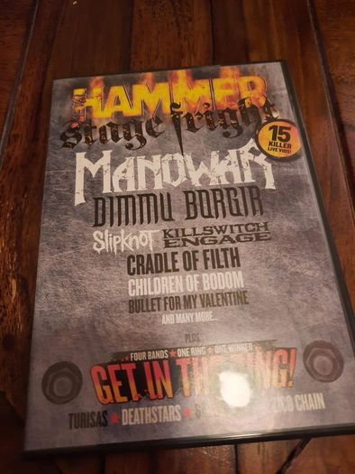 METAL HAMMER - Stage Fright DVD -2007 (Manowar, Dimmu Borgir, Cradle of Filth, Slipknot etc.)