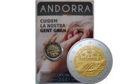 Andorra 2 Euro Base Metals Brilliant Uncirculated Coin 2021 - The Elderly - Commemorative 2 euro coins