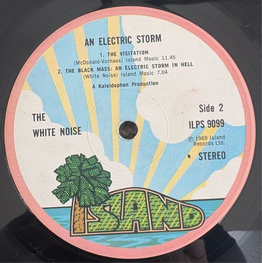 The Electric Storm. Very rare and likely Irish pressing of pioneering electronic release. Not mint because of small mark on side one that causes 15 seconds of a soft click but rest of album is close to mint and plays brilliantly.