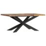 Dining Table 180x90x76 cm Solid Reclaimed Wood Image 6