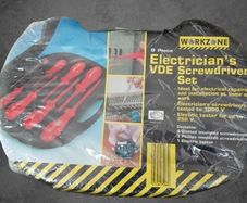 8-piece Workzone Electrician's VDE Screwdriver Set