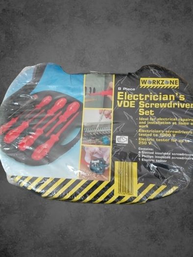 8-piece Workzone Electrician's VDE Screwdriver Set