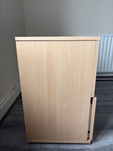 2 Drawer Bedside Locker / Small Storage Cabinet