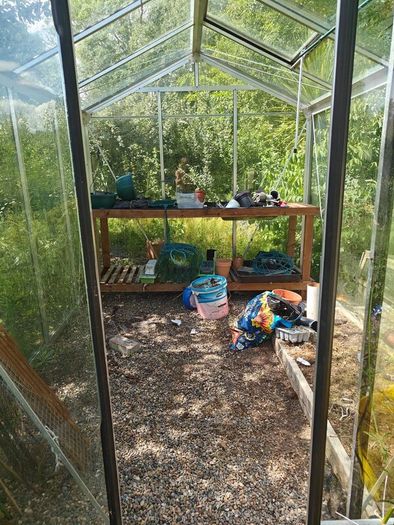 Green house  domestic garden