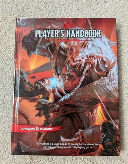 2014 D&D 5e Players Handbook in excellent condition