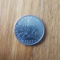 1973 1 Franc Coin