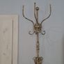 Vintage Wall Mounted Coat Rack, Antique Style Hooks Image 3