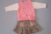 Baby Girls 3 Piece Outfit 6-9 mths