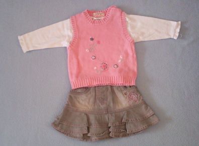 Baby Girls 3 Piece Outfit 6-9 mths