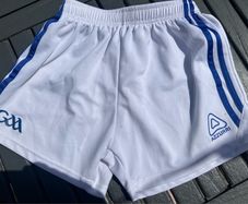 Azzuri Sport GAA Shorts White with blue