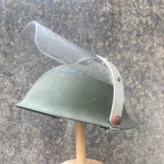 British Mk4 c.1970s Steel Helmet with Visor, Northern Ireland, Militaria